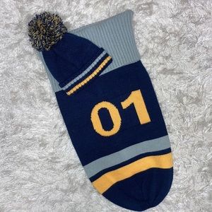 NYGB football snuggle sack set and hat Nwot